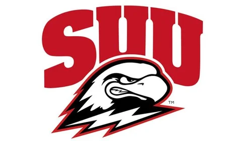 SUU logo with an eagle illustration.