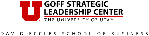 University of Utah Leadership Center logo.